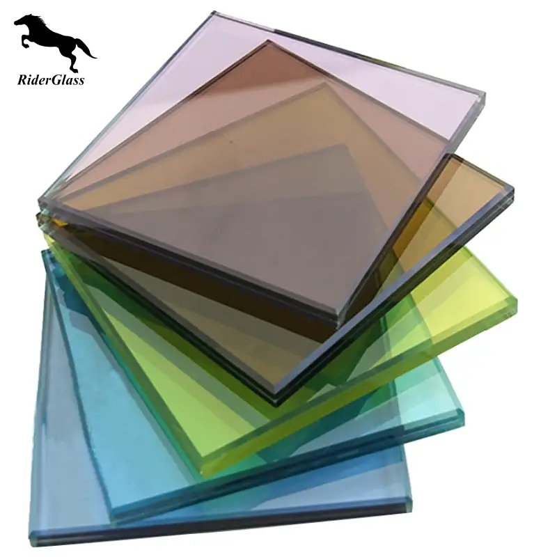 Vidro laminado colorido