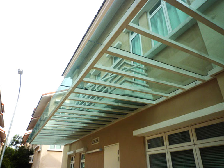 Terraço de vidro