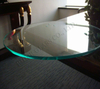 Top de mesa de vidro