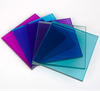Vidro laminado colorido