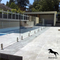 Vidro de esgrima da piscina