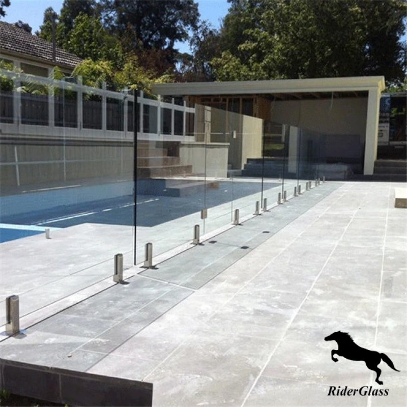Vidro de esgrima da piscina