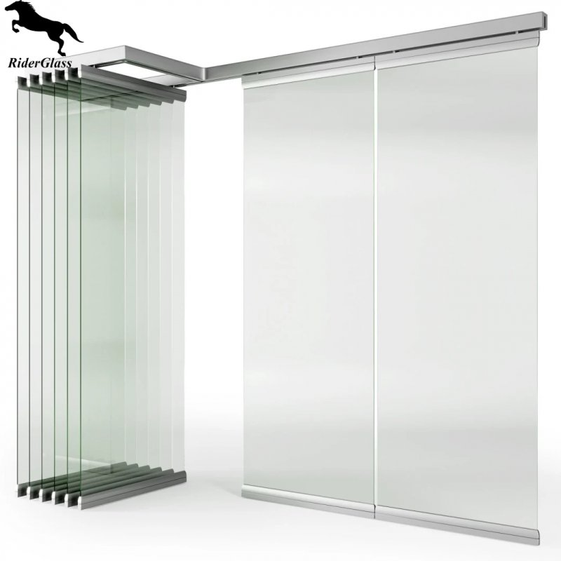 Portas de vidro sem moldura