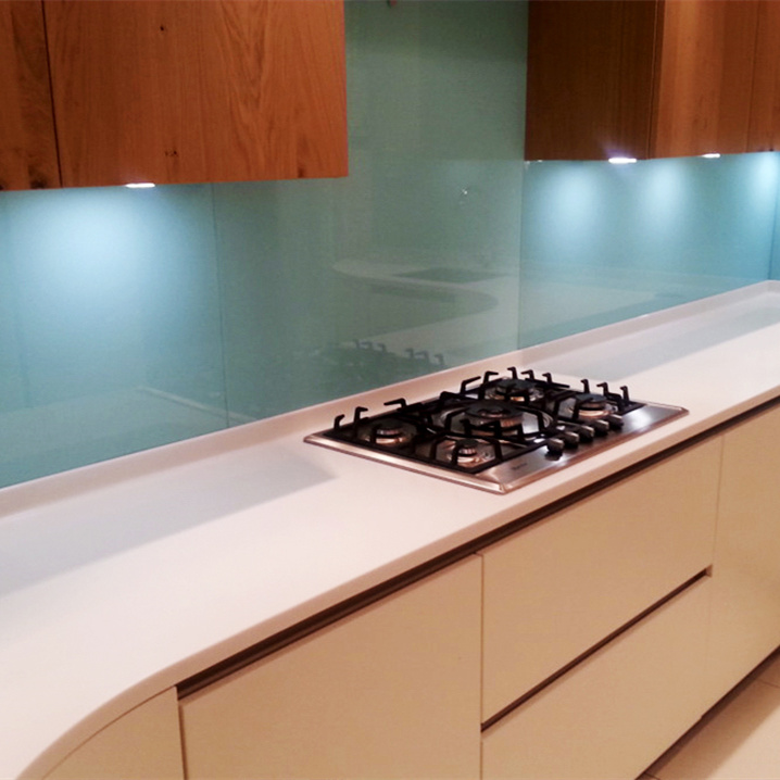 Splashbacks de vidro