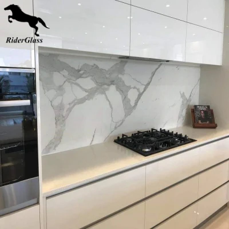 Splashbacks de vidro colorido